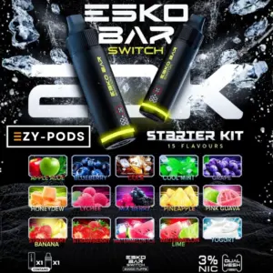 ESKO Bar Switch 20k พอตใช้แล้วทิ้ง Starter Kit