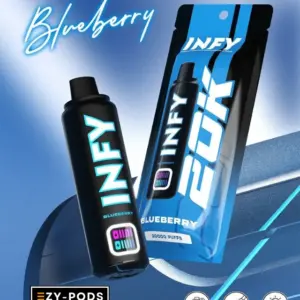 Infy 20k พอตใช้แล้วทิ้ง 20000 คำ กลิ่น Blueberry