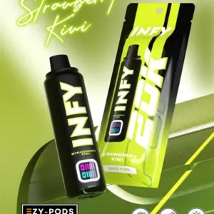 Infy 20k พอตใช้แล้วทิ้ง 20000 คำ กลิ่น Strawberry Kiwi