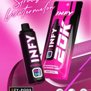 Infy 20k พอตใช้แล้วทิ้ง 20000 คำ กลิ่น Strawberry Watermelon