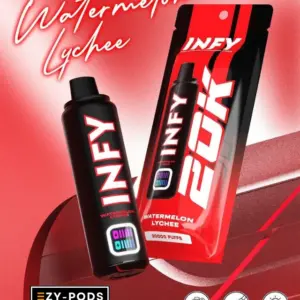 Infy 20k พอตใช้แล้วทิ้ง 20000 คำ กลิ่น Watermelon Lychee