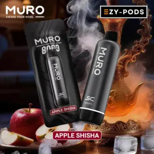 MURO 8000 พอตใช้แล้วทิ้ง MURO SC กลิ่น Apple Shisha