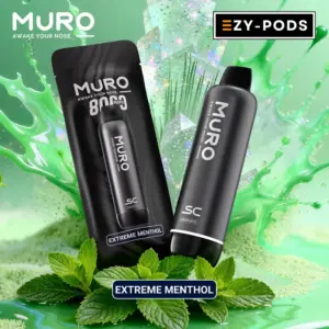 MURO 8000 พอตใช้แล้วทิ้ง MURO SC กลิ่น Extreme Menthol