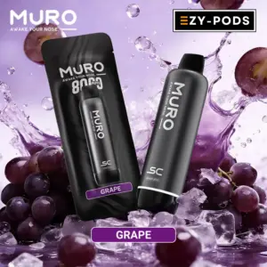 MURO 8000 พอตใช้แล้วทิ้ง MURO SC กลิ่น Grape