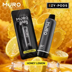 MURO 8000 พอตใช้แล้วทิ้ง MURO SC กลิ่น Honey Lemon
