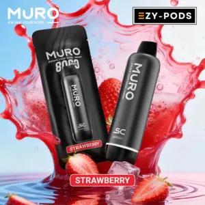 MURO 8000 พอตใช้แล้วทิ้ง MURO SC กลิ่น Strawberry