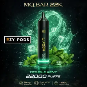 MQ Bar 22000 คำ พอตใช้แล้วทิ้ง กลิ่น Double Mint