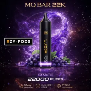 MQ Bar 22000 คำ พอตใช้แล้วทิ้ง กลิ่น Grape