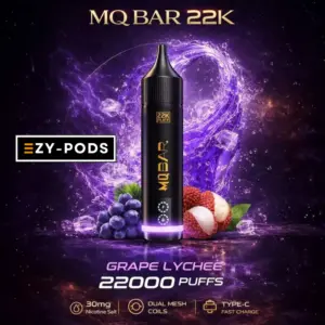 MQ Bar 22000 คำ พอตใช้แล้วทิ้ง กลิ่น Grape Lychee