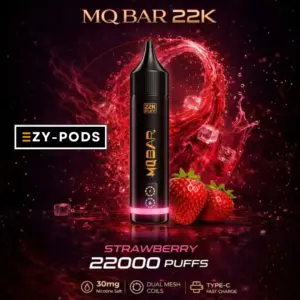 MQ Bar 22000 คำ พอตใช้แล้วทิ้ง กลิ่น Strawberry